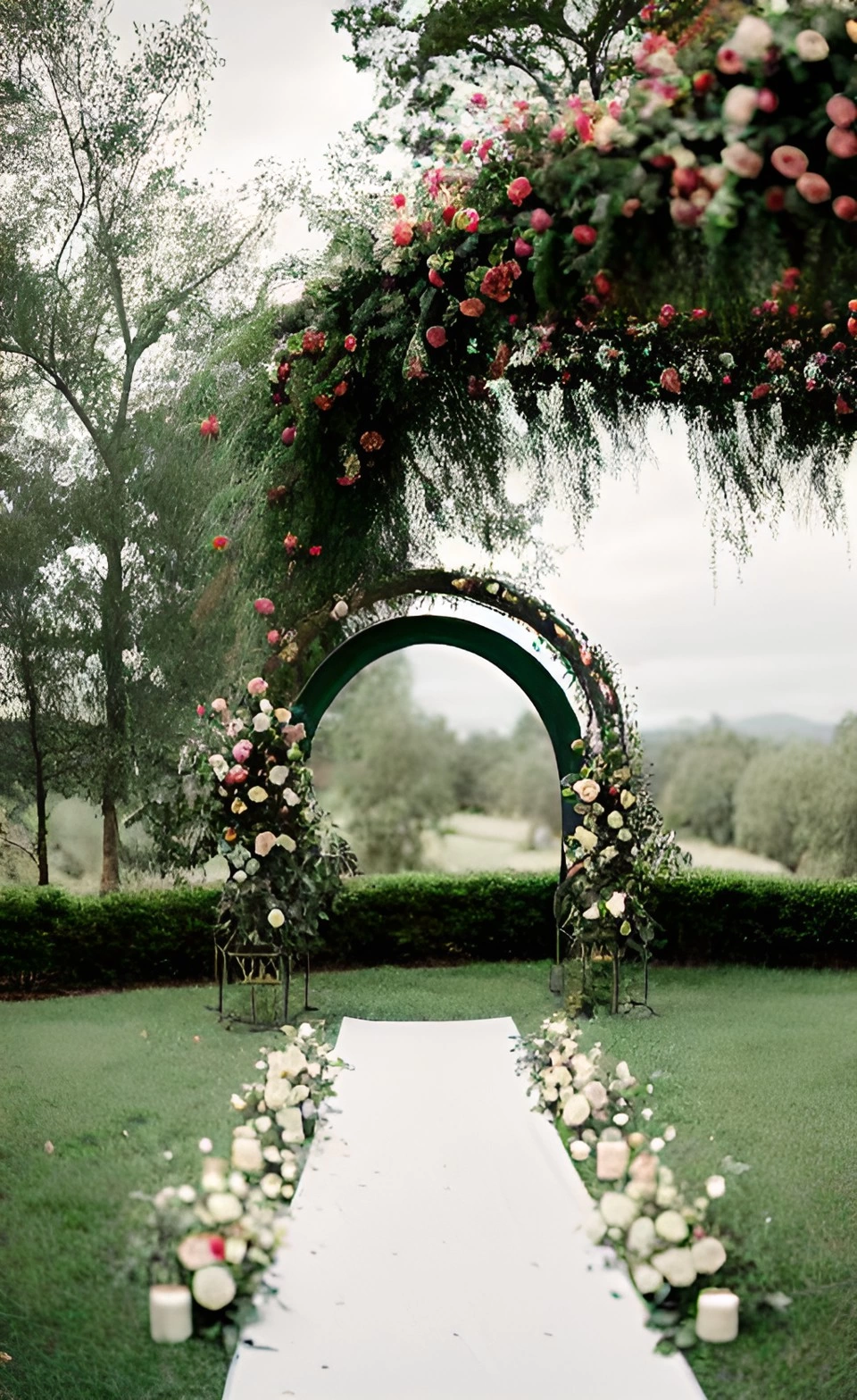 Свадебная арка в эко стиле 2