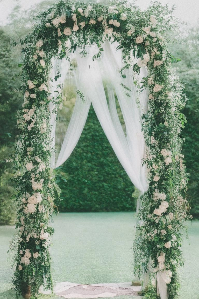 Свадебная арка в эко стиле 3